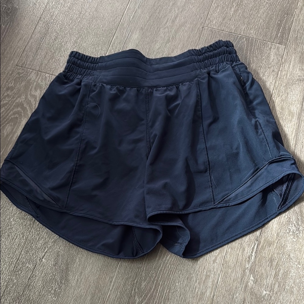 Women's Navy Lululemon Athletic Shorts